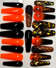 Load image into Gallery viewer, Holo-Ween! Orange Pumpkins