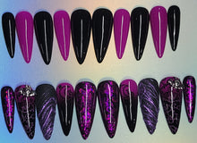 Load image into Gallery viewer, Holo-Ween! Purple Bats